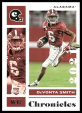 DeVonta Smith Rookie 2021 Panini Chronicles Draft Picks #6 Alabama Crimson Tide