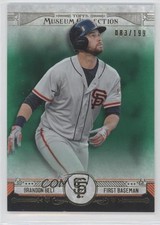 2015 Topps Museum Collection Green 83/199 Brandon Belt #14 6u5