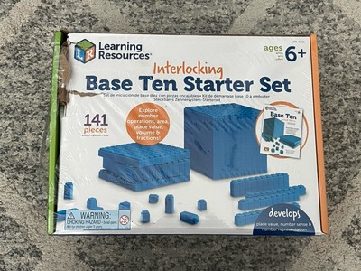 Learning Resources Plastic Base Ten Class Set New With Defects