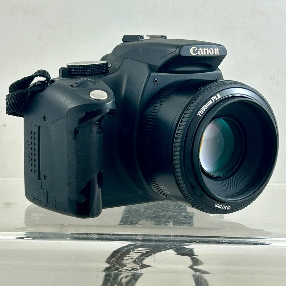 Canon EOS 350D DSLR Camera with Yongnuo 50mm F1.8 Lens -boxed - Image 3 of 4