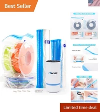28-Piece Filament Vacuum Storage Kit with Automatic Pumps & Clips - BPA-Free