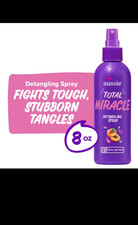 Aussie Total Miracle Hair Detangling Spray with Apricot Oil All Hair Types 8oz