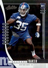 Deandre Baker 2019 Panini Absolute RC #175 New York Giants