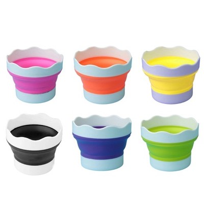 Portable Mini Art Bucket Multipurpose Paint Mixing Tool For Outdoor Sketching