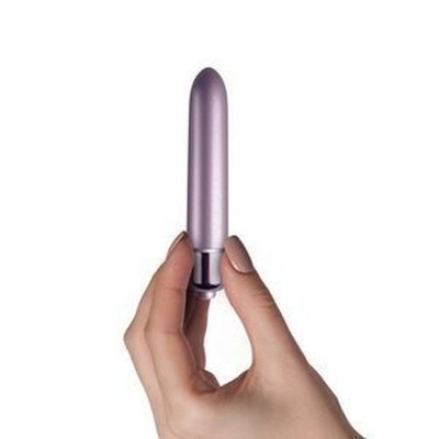 Rocks Off Toys Touch of Velvet Soft Lilac 90mm Bullet Vibrator 3 Speed 7 Pattern