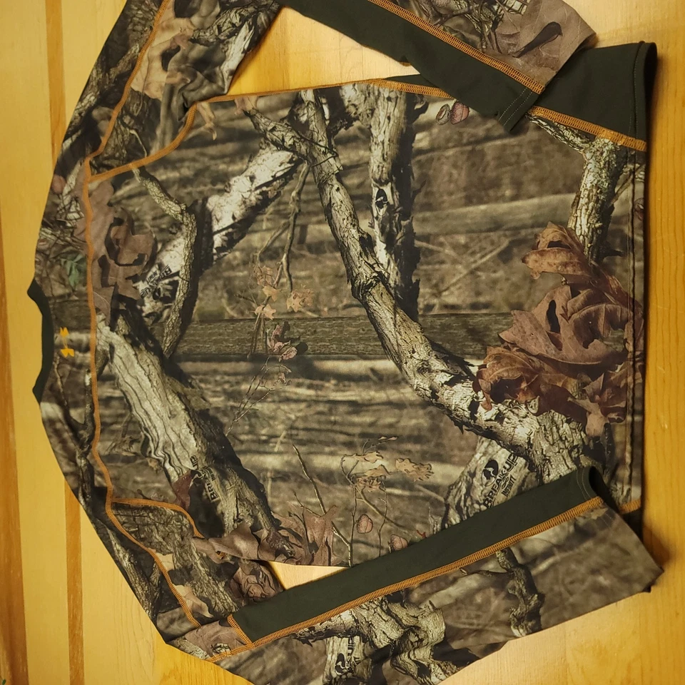 Under Armour Compression Mens L Mossy Oak Break Up Infinity Camo Hunting Gear - Image 4 of 4