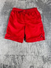Nike Jordan Athletic Shorts Boys XL Red Stretch Jumpman Running Performance