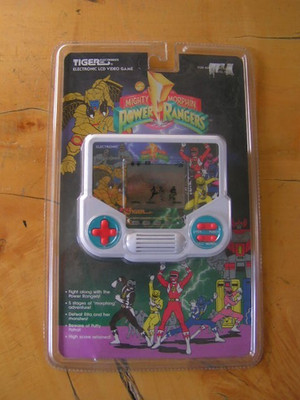 Tiger Electronics 1994 Mighty Morphin Power Rangers LCD Hand Held Game SEALED