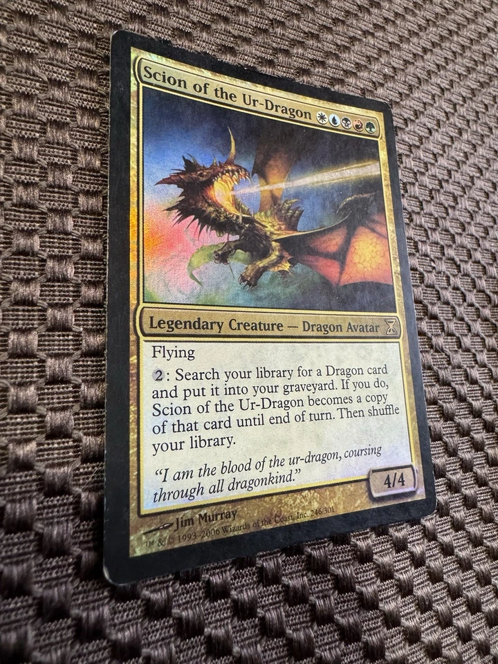 Scion of the Ur-Dragon (FOIL) Time Spiral - LP MTG - Image 2 of 4
