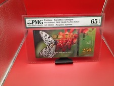 Fantasy- Republica  Aborigen 250000 Pira Pire Dollars PMG 65