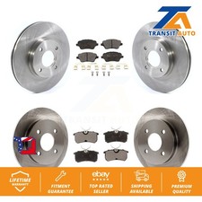 Front Rear Disc Brake Rotors And Ceramic Pads Kit For 2014-2019 Ford Fiesta ST