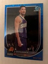Devin Booker 2026 Bowman Chrome Blue Shimmer Refractor #BCV-124 PHO Suns /150