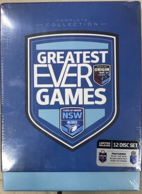 DVD State Of Origin Greatest Ever Games NSW NRL Rugby League 12 DVD SET