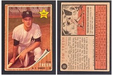Tom Tresh RC 1962 Topps Rookie Baseball Card #31 New York Yankees. rookie card picture