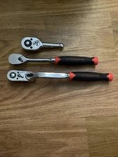 Pittsburgh 3/8” Drive Professional Soft Grip Ratchets & Crescent Mini Ratchet