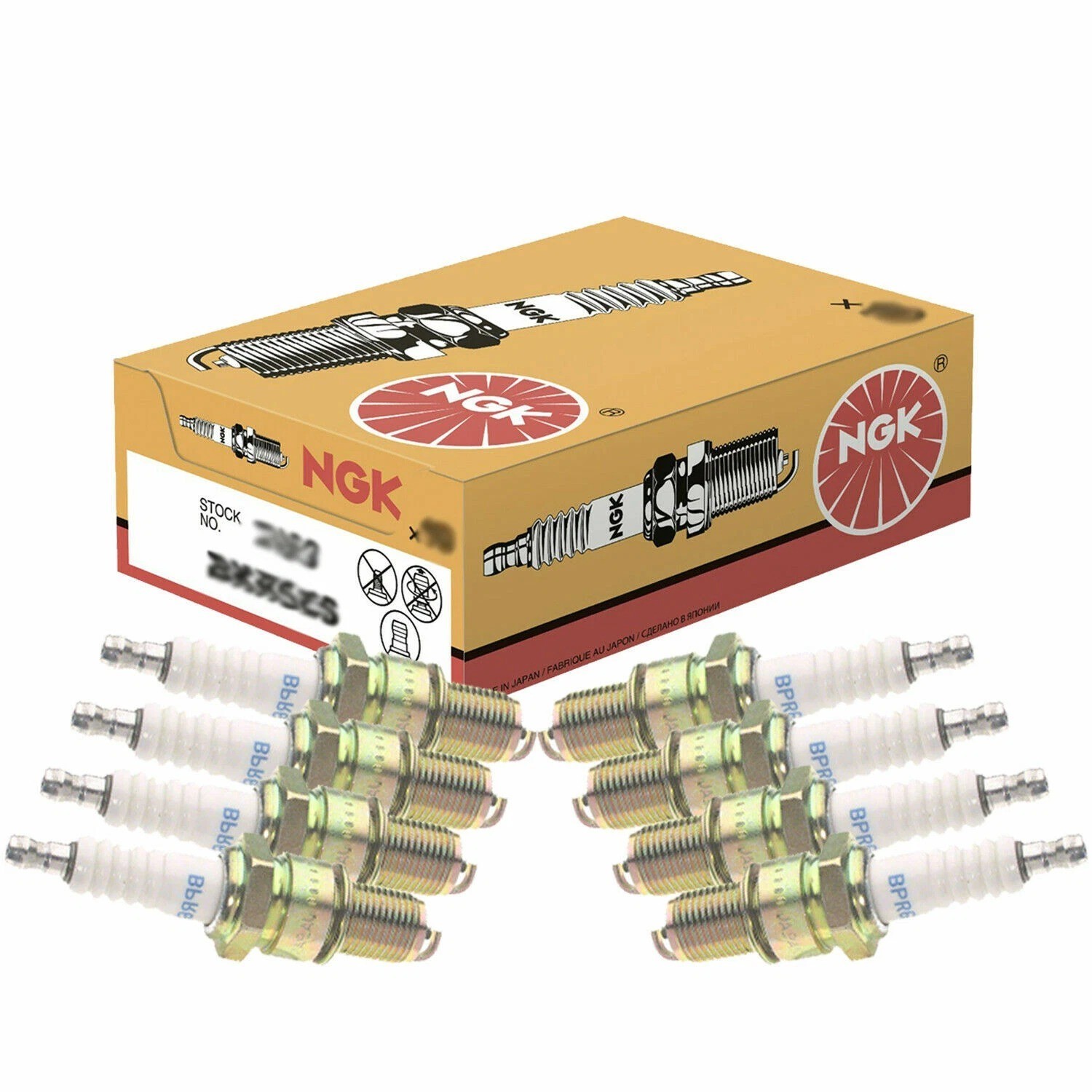 For 8 pc 8 x NGK Standard Plug Spark Plugs 7131 BPR6ES