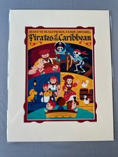 2025 Disney Parks Dave Perillo Pirates Of The Caribbean Attraction Print 14x18”
