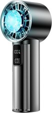 High Speed Handheld Fan with Ice Cooler, 1-100 Speed Adjustable Mini Turbo Fan