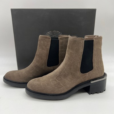 Vince Camuto Suede Chelsea Boots Size 8 Medium Kelivena Sable