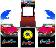 Arcade 1UP Cabinet graphics / artwork full cabinet - SEGA Outrun