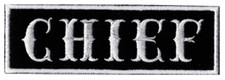 Motorcycle CHIEF Patches Jacket Motorcycle Front Emblem Australia Bike Patch