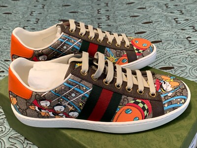 GUCCI グッチ エース ディズニーコラボ ドナルドダック スニーカー 36 Gucci Disney Collection Donald Duck,Huey,Dewey & Louie sneakers