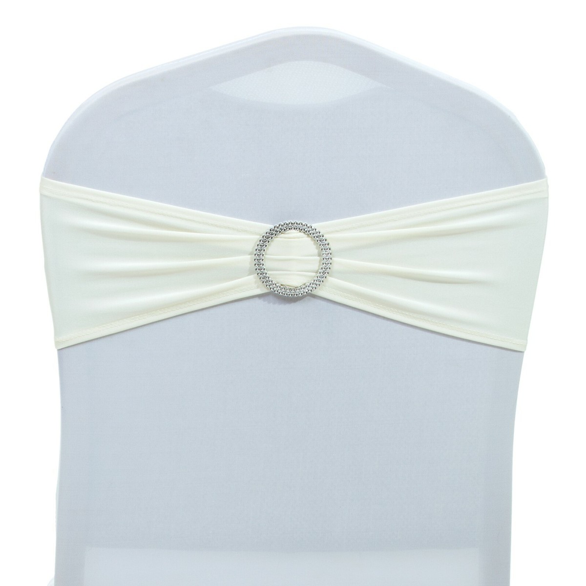 100 Spandex Stretch Chair Cover Sashes Bows for Wedding Party