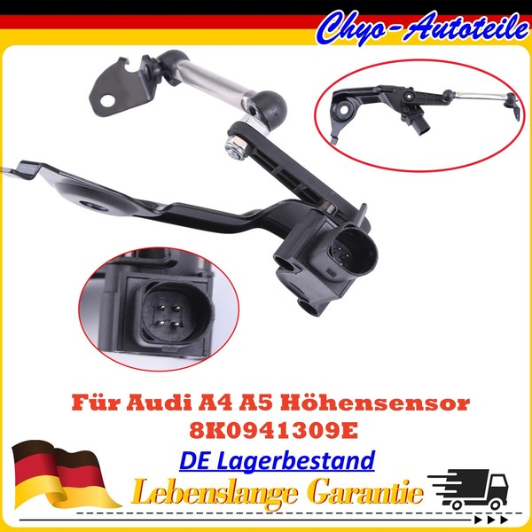 Niveausensor Leuchtweitenregulierung Hinten Links FÜR Audi A4 B8 8K A5 8T 8F-image