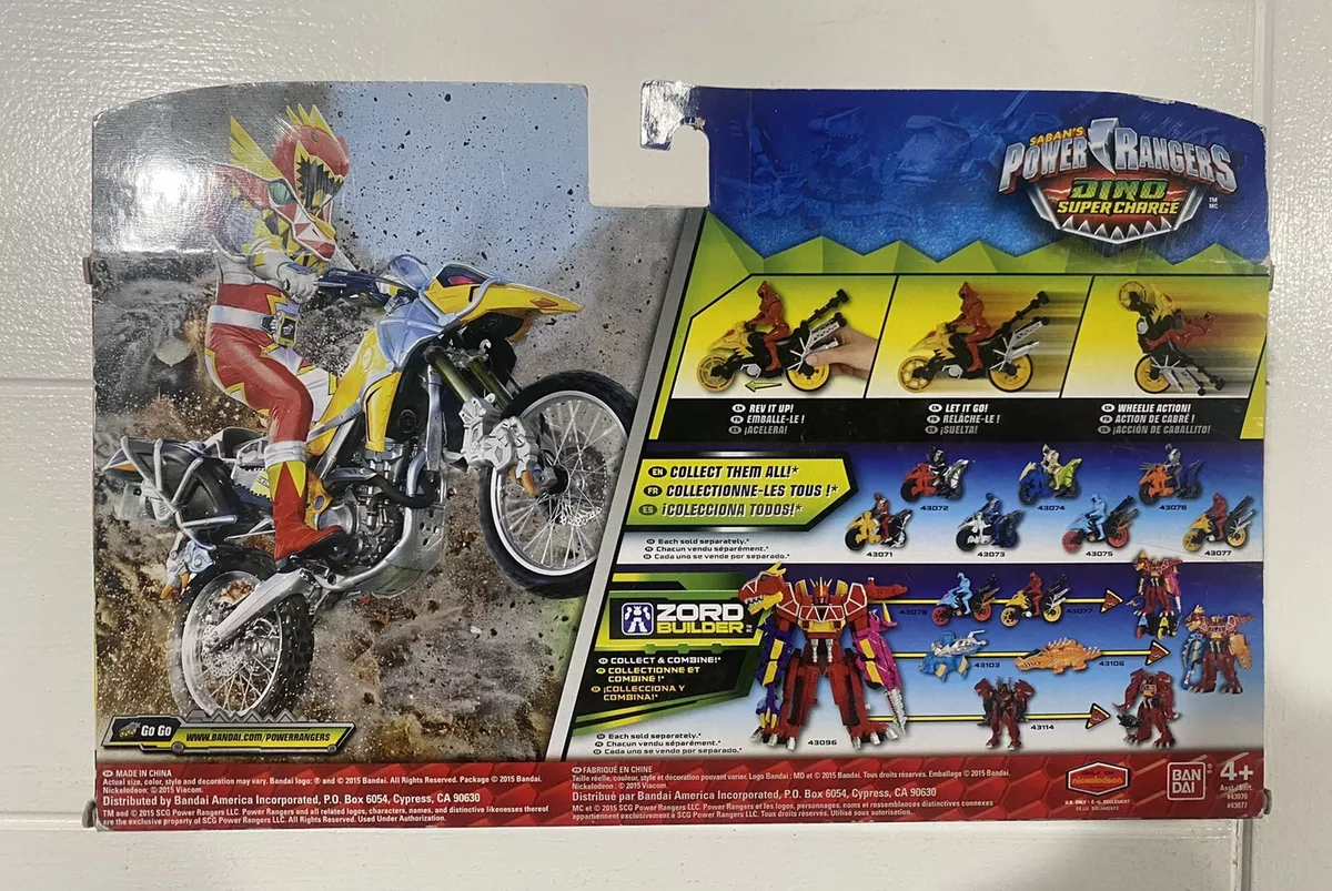 Power Rangers Dino Charge Cycle Red Ranger Figure 2015 Bandai