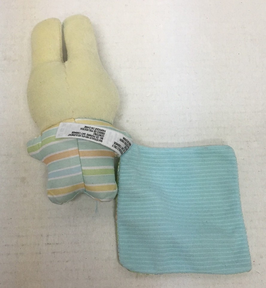 FISHER PRICE Bunny Rabbit Plush / Rattle / Lovie (stuffed animal soft ...