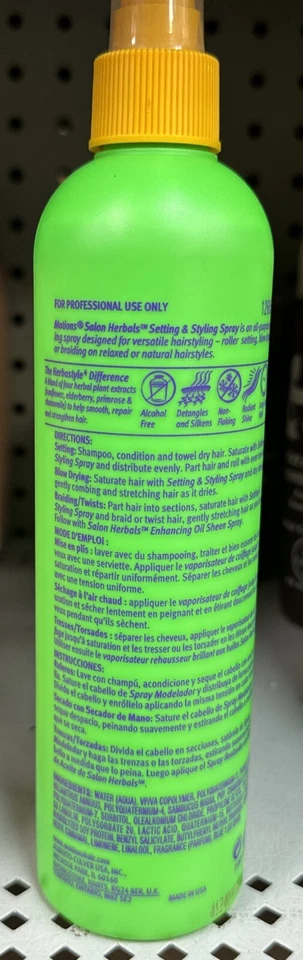 Spray de ajuste y peinado Motions Salon Herbals - 12 oz Foto 2 de 4