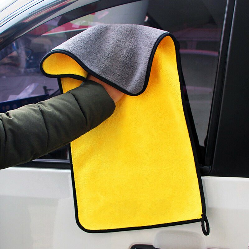 Microfibre Car Drying Towel Double Sided Cleaning Cloth Microfiber Dish  Glass