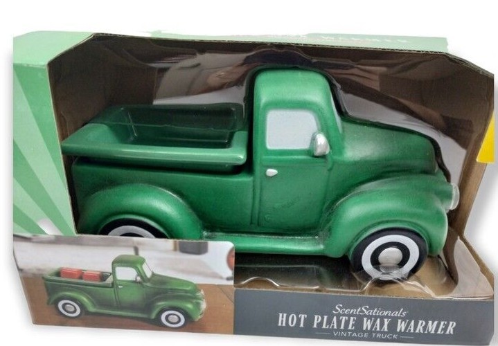 ScentSationals Vintage Truck (Green) Hot Plate Wax Warmer (Retro