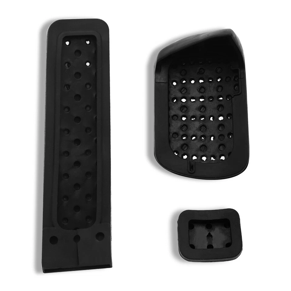 Cubierta de pedal de estacionamiento de freno de acelerador de automóvil de acero inoxidable para Mercedes-Benz 3 piezas Foto 2 de 4