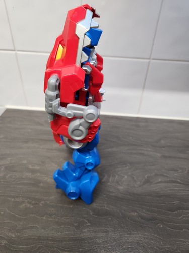 Transformers Optimus Prime Playskool Heroes Rescue Bots Knight Watch - Picture 8 of 17