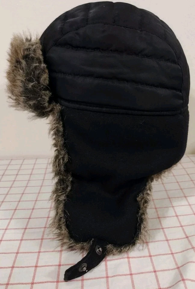 Sombrero de Trampero APT 9 Sombrero de Invierno Orejeras Negro Talla L/XL Foto 4 de 4