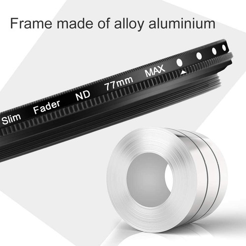 K&F Concept Fader Variable ND Filter 37/40.5/43/46/49/52/55/58/62/67/72/77/82mm - Picture 9 of 124