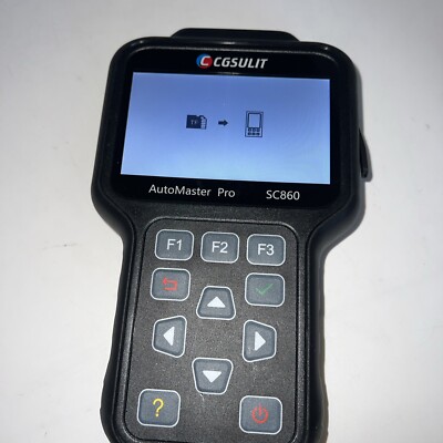 MISSING TF CARD CGSULIT OBD2 Scanner Scan Tool SC860 SCANNER ONLY SEE PHOTOS