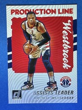 RUSSELL WESTBROOK 2021-22 Donruss Production Line Base Insert #1 Wizards