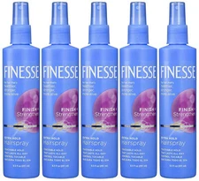 5 Pack of Finesse Finish + Strengthen Extra Hold Hairspray, 8.5 fl oz
