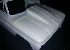 LEX'S SCALE MODELING Resin Cowl Hood for '65/66 Chevy P/U, '66 Suburban 1/25.