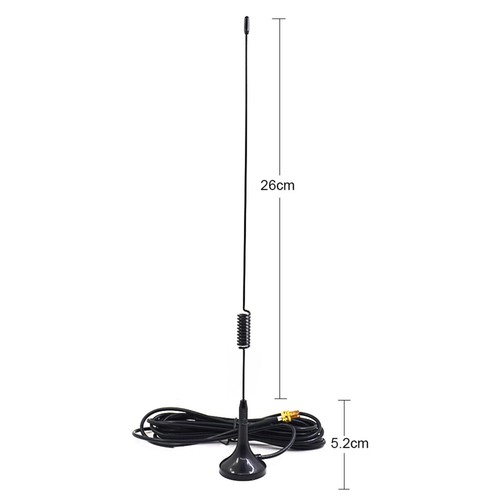 2PCS UT-106UV walkie talkie antenna Car Magnet Antenna For BaoFeng UV-5RUV-82 - Zdjęcie 2 z 11