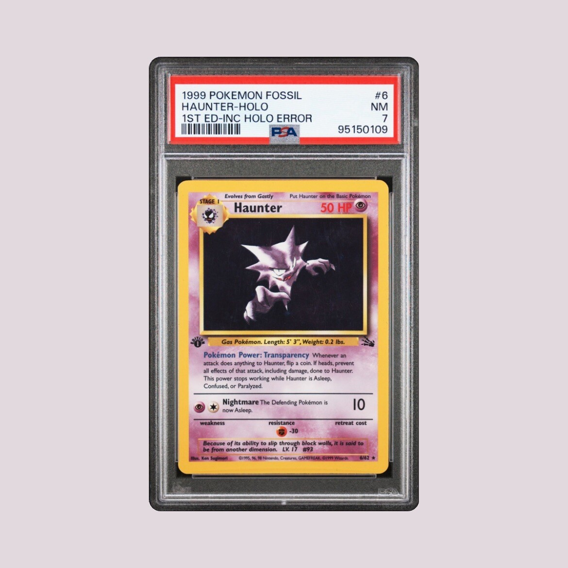 PSA9】 ゴースト 旧裏 第三弾 拡張パック HAUNTER-HOLO - メルカリ