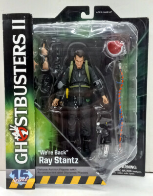 WE'RE BACK RAY STANTZ GHOSTBUSTERS 2 DST 8'' ACTION FIGURE UNOPENED DAMAGED BOX