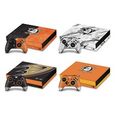 OFFICIAL NHL ANAHEIM DUCKS VINYL STICKER SKIN DECAL COVER FOR XBOX ONE X BUNDLE