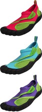 Norty Wave Childrens Sizes 11-4 Kids Slip on Aqua Socks Pool Beach Water Shoe