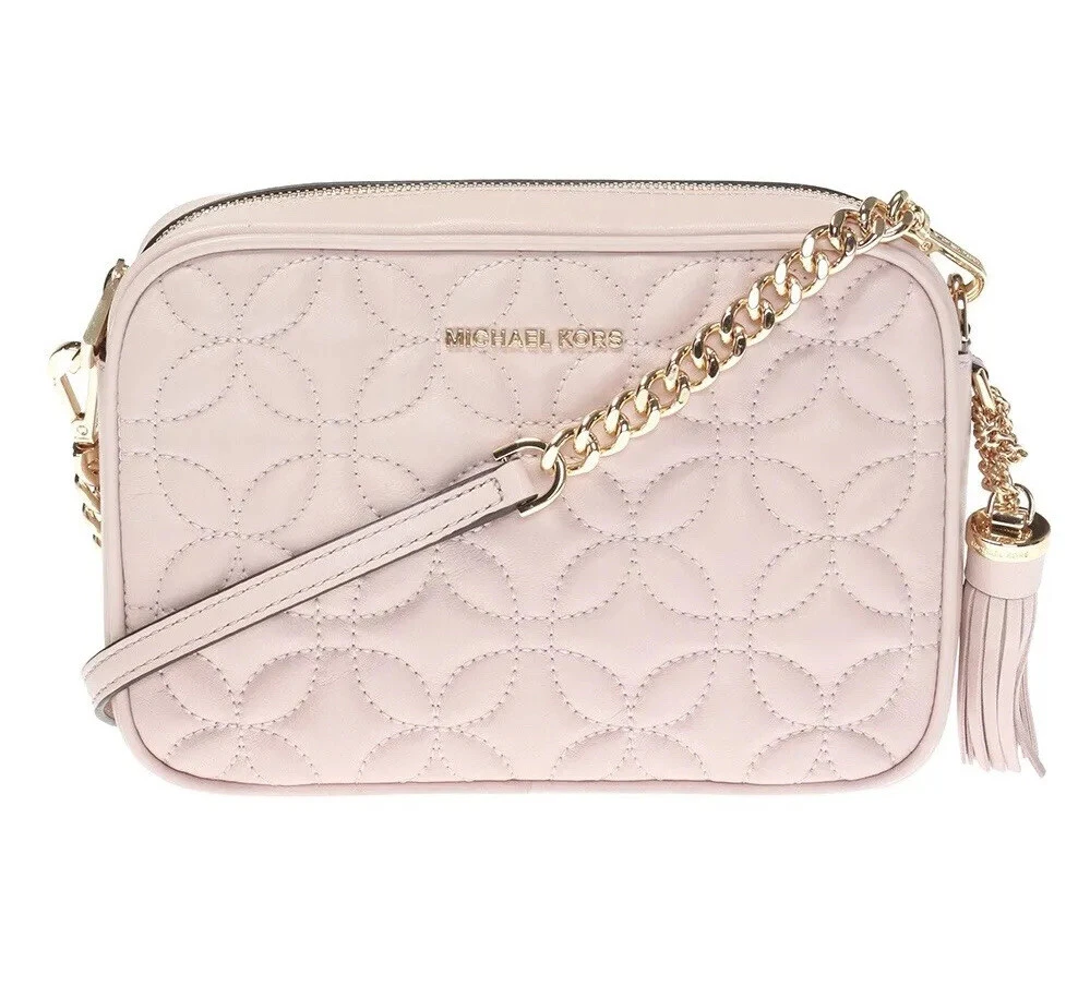Michael kors camera bag hot sale pink