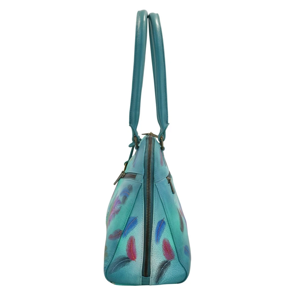 Anuschka OFERTA #553-FFT "PLUMAS FLOTANTES" Organizador Cremallera Alrededor 12.5"x10"x4" Foto 3 de 4