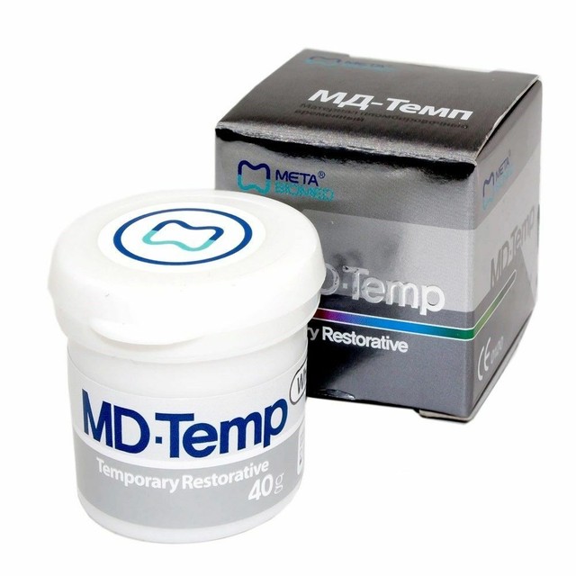 Dental Temporary Tooth White Filling Cement Mega Kit Self Cure MD