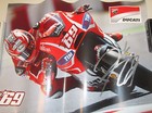 Nicky Hayden #69 signed Moto GP Poster unframed COA / Photo proof